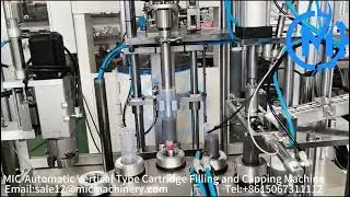 Automatic vertical cartridge filling and capping machine for silicone sealant high viscous adhesive