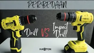 Perbedaan Drill dan Impact Drill | Cordless Hasston