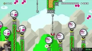 Super Mario Maker - Blind Kaizo Race #1