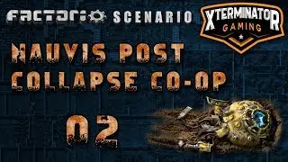 Factorio Nauvis Post Collapse Scenario EP2 - Smelters & Power Generators : Multiplayer Gameplay