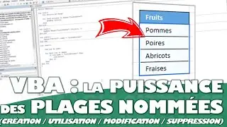 Comment utiliser les plages nommées en VBA sur Excel ?