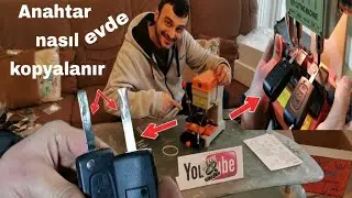 Anahtar nasıl kopyalanır Doors key 368A Universal cutting machine key copie de cl&eacute; voiture BECERI TV