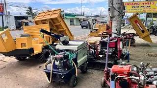 Hàng bãi nhật xe rùa bánh hơi, bánh xích, động cơ dầu, máy xới, đầu rửa, đầu xịt thuốc   0337102333