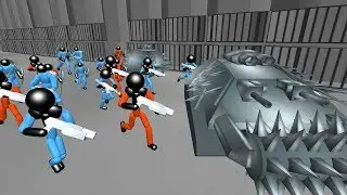 Stickman Prison Battle Simulator: Zombies Walkthrough Part 2 - (Android iOS Gameplay) | New Stickman