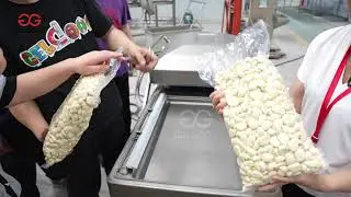 Garlic Processing Line With Peeling Washing Drying And Packing Machine