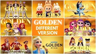 Song GOLDEN Huntrix Through Different Versions 🔥 | Guess The Song Golden KPOP Challenge 🤯