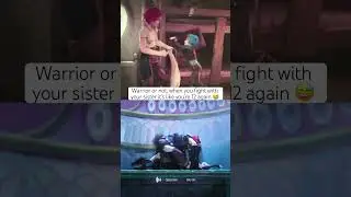 Warrior or not, when you fight with your sister it&rsquo;s like you&rsquo;re 12 again 😅#arcane #vi #jinx