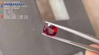 Garnet đỏ tự nhi&ecirc;n 3.5ct [ HV451 ] gi&aacute; 3.400k - 0921400999