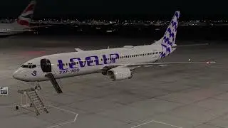 Turbulent 30+ Knot Wind Butter Landing Paris Orly | LevelUp Boeing 737-900
