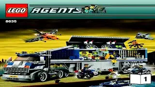 LEGO instructions - Agents - 8635 - Mobile Command Center (Book 1)