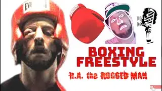 BEST BOXING BARS EVER?? | R A The Rugged Man | Boxing Freestyle | UK Reaction |