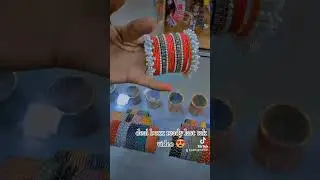 ready ho gy ha Boxx jis ma 30 color dot bangles or 16 sada malte. bangles 2 sett parla wla kary 😍