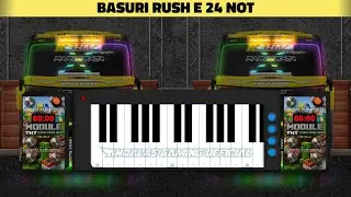 Telolet Basuri Rush E 24 Not Modul TNT Versi Pianika || Basuri Pianika
