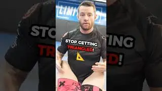 Super EASY Triangle Choke defense! 🙂 #bjj #brazilianjiujitsu #jiujitsu