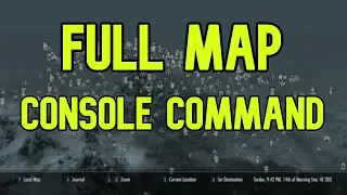 Как разблокировать все локации на карте в Skyrim (консольные команды)