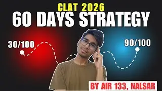 Полная 60-дневная дорожная карта для подготовки к CLAT 2026 | С нуля до готовности к экзамену