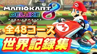 【マリオカート8DX】WRタイムアタック世界記録集 全48コース〈2021.12月現在〉