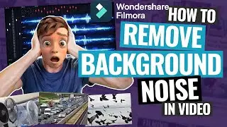 How to Remove Background Noise From Any Video With One Click In Wondershare Filmora 14 | Hindi Video