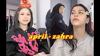 INTIP ZAHRA & APRIL BERDANDAN JELANG KONSER ROMANTIS