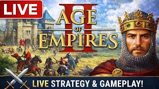 LIVE 🔴 Age of Empires II | Ranked RTS Battles & Strategy