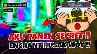 BORONG IKAN SECRET !! 24 JAM 8X LUCK SERVER dengan ENCHANT SECRET HUNTER !! Fish it