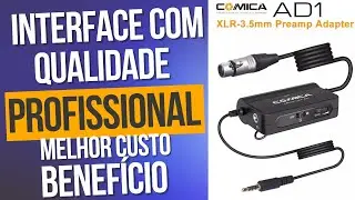 PLACA INTERFACE DE AUDIO COMICA AD1 PROFISSIONAL para Live e capta&ccedil;&atilde;o de &aacute;udio