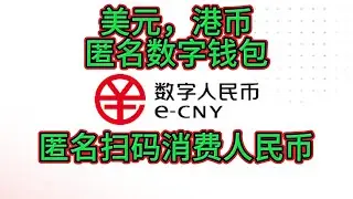 官方扫码在中国匿名消费外币-美元-港币-人民币-ECNY数字人民币