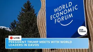 President Trump meets with leaders in Davos