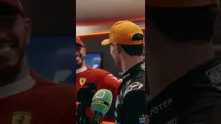Moment Lando Melted after Lewis' hug 🥺 #shorts