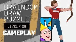 Braindom Draw Puzzle | level # 28 | walkthrough / gameplay |  #sarfarazgamer