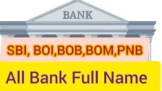 All Banks Full Name | List of Banks full name#shorts #youtubeshorts#fullform#bankgk#gk#viral#shubh