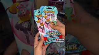 Pokemon Card Collection Episode 13 Journey Together Set of 4 pack and Sleeves