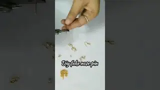 😱DIY Fake nose pin #shorts  #handmade #shortsviral
