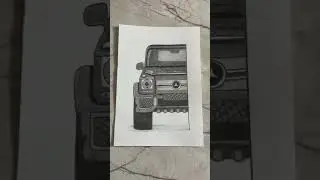 G WAGON ☠️🖤 #gwagon #drawing #artist #divaart #black #phonk