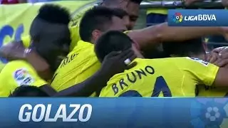 Golazo de Mario Gaspar (2-0) Villarreal CF - Athletic Club