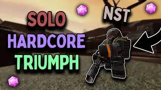 Solo Hardcore Triumph Without Special Towers | NST | TDS Tower Defense Simulator