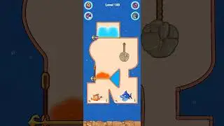 Fish Pin gameplay - level 99,100 | Pin pull, Water Puzzle fish games | Save the fish mobile games