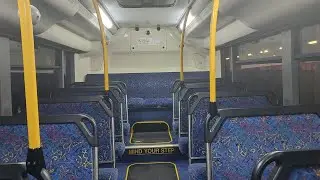 4000 Class EMU Railcar from inside a custom Coaches Scania K280ub 505 Doing 440