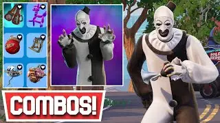 *NEW* BEST ART THE CLOWN SKIN COMBOS! | Fortnite