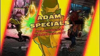Streets of Rage 4 | Adam's Complete Special Move Showcase