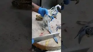 Simple Giant Crab Cutting Skills#youtubeshorts#shorts