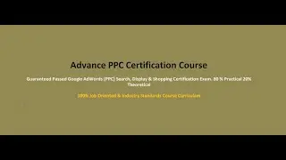 PPC Course in Delhi Tutorial - AdWords Certification Training Institute in Delhi NCR - SEM Course
