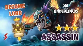 All-stars Assassin Build | Become Lord of White Spire | Dota Underlords Strategy