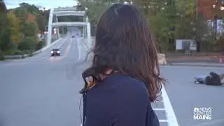 Couple Flips ATV In Reporter's Live Shot