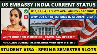 US Embassy India Current Status - Hyderabad Consulate | H1B Slots Availability - Dropbox Appointment