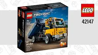 LEGO&reg; Technic&trade; 2in1 Dump Truck (42147)[177 pcs] Excavator | Speed Build | Top Brick Builder Lite