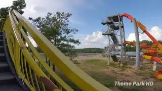 Neptunes Revenge 4k POV and Rider Facing POV at Alabama Splash Adventure