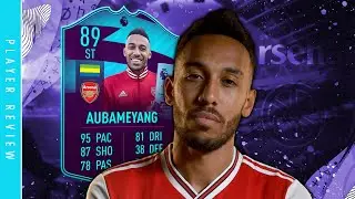 FIFA 20 POTM Aubameyang Review | 89 POTM Aubameyang Player Review FIFA 20