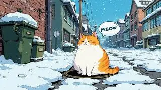 Winter Cat Lofi Hip Hop ❄️🐱 | Chill Beats to Work, Study, Relax & Sleep