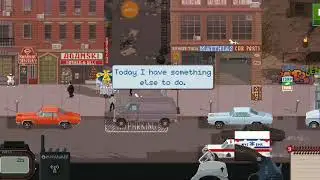Beat Cop retro style pixel game. Frustrating and wordy.